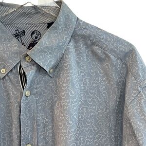 Robert Graham Money Bags Wall St Button Down Shirt size 3XL